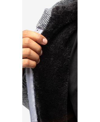 Men's Zip Up Fleece Lined Cardigan Hooded Sweater