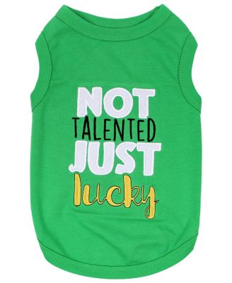 Not Talented Just Lucky Dog and Cat Tee