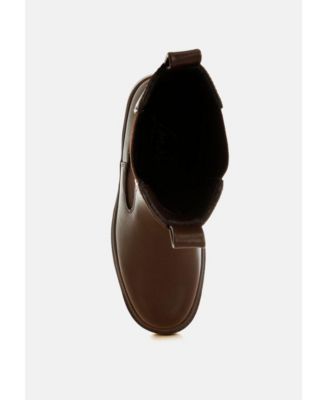 Women's Jolt Elasticated Gussets Lug Sole Boots