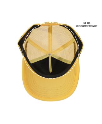 Men's Dustin Henderson Black & Yellow Cosplay Trucker Hat