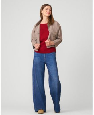 Women's Apple Drop Shoulder Tunic Sweater