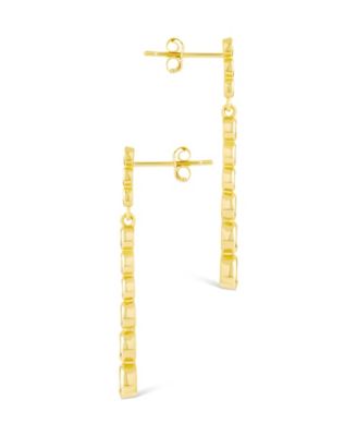 Sterling Silver Ianthe Brilliant Cut CZ Dangle Earrings