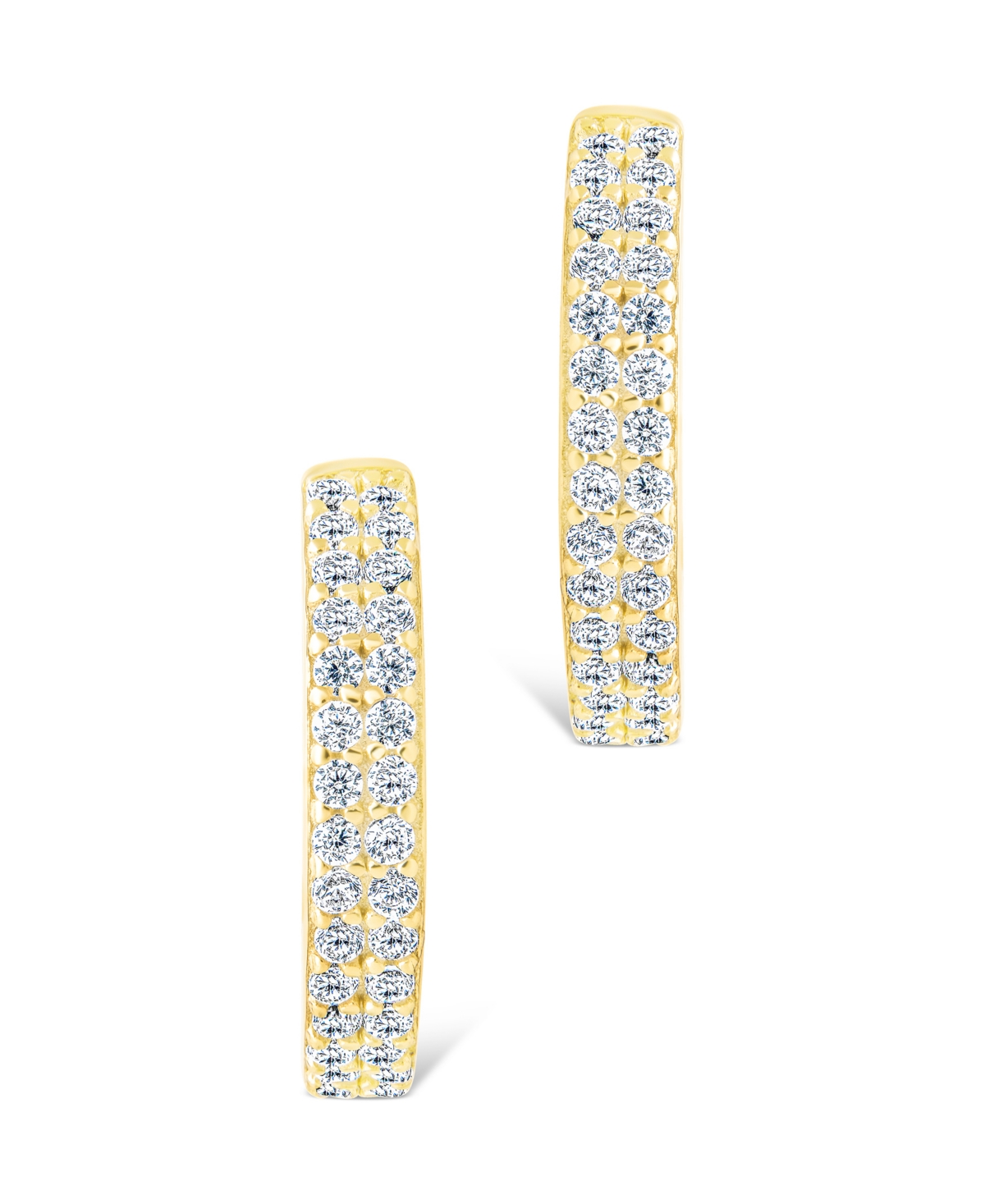 Sterling Forever Sterling Silver Emerson Micro Hoops