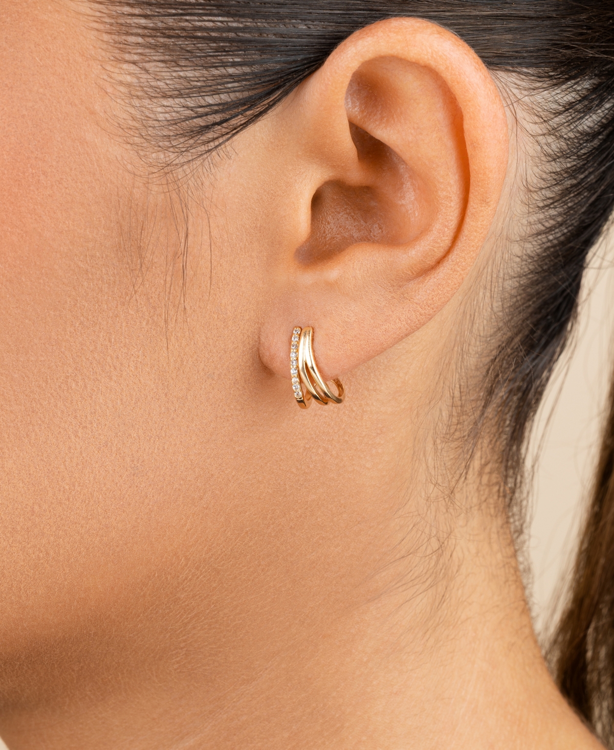 Sterling Forever Silver Harlowe Claw Studs