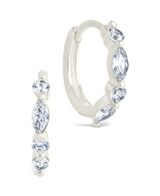 Sterling Forever Sterling Silver Kensington Micro Hoops - Silver