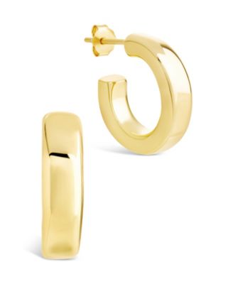 Sterling Silver Marisa Polished Stud Earrings