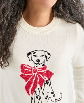 Petite Whimsy Printed Pull-On Sweater, Macy's Exclusive