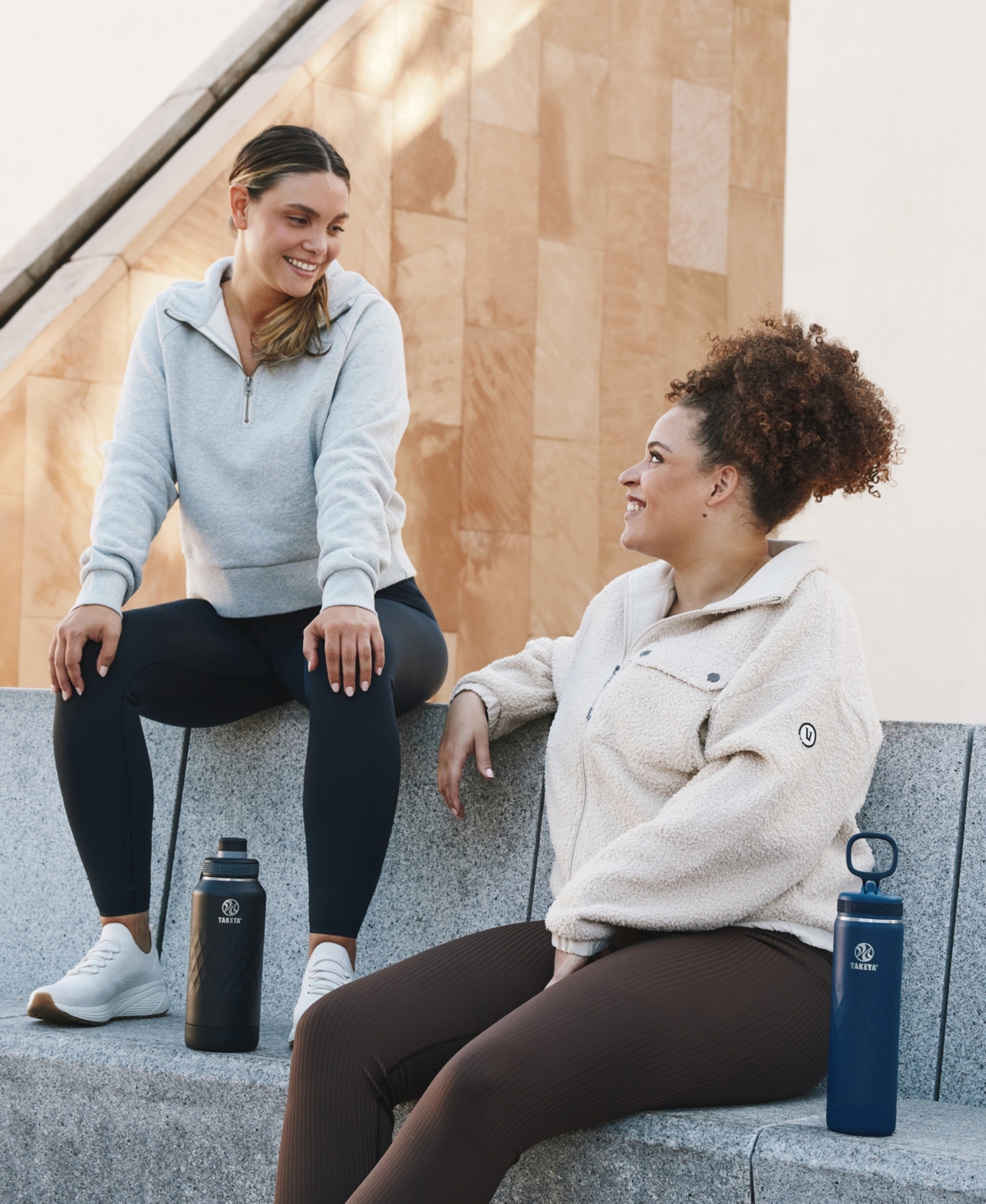 Takeya Sport 22 Oz. Triple-insulated Water Bottle With Spout Lid In Purple