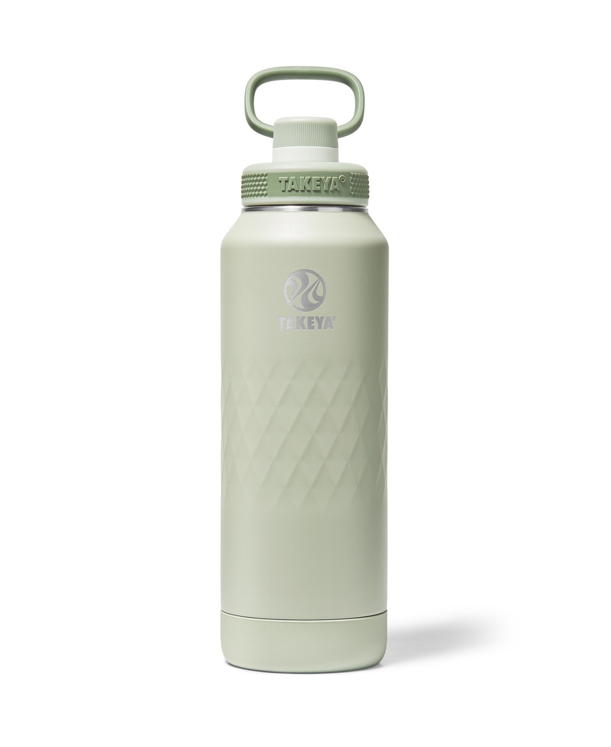 Takeya Sport 40 Oz. Triple-insulated Water Bottle With Spout Lid In Green
