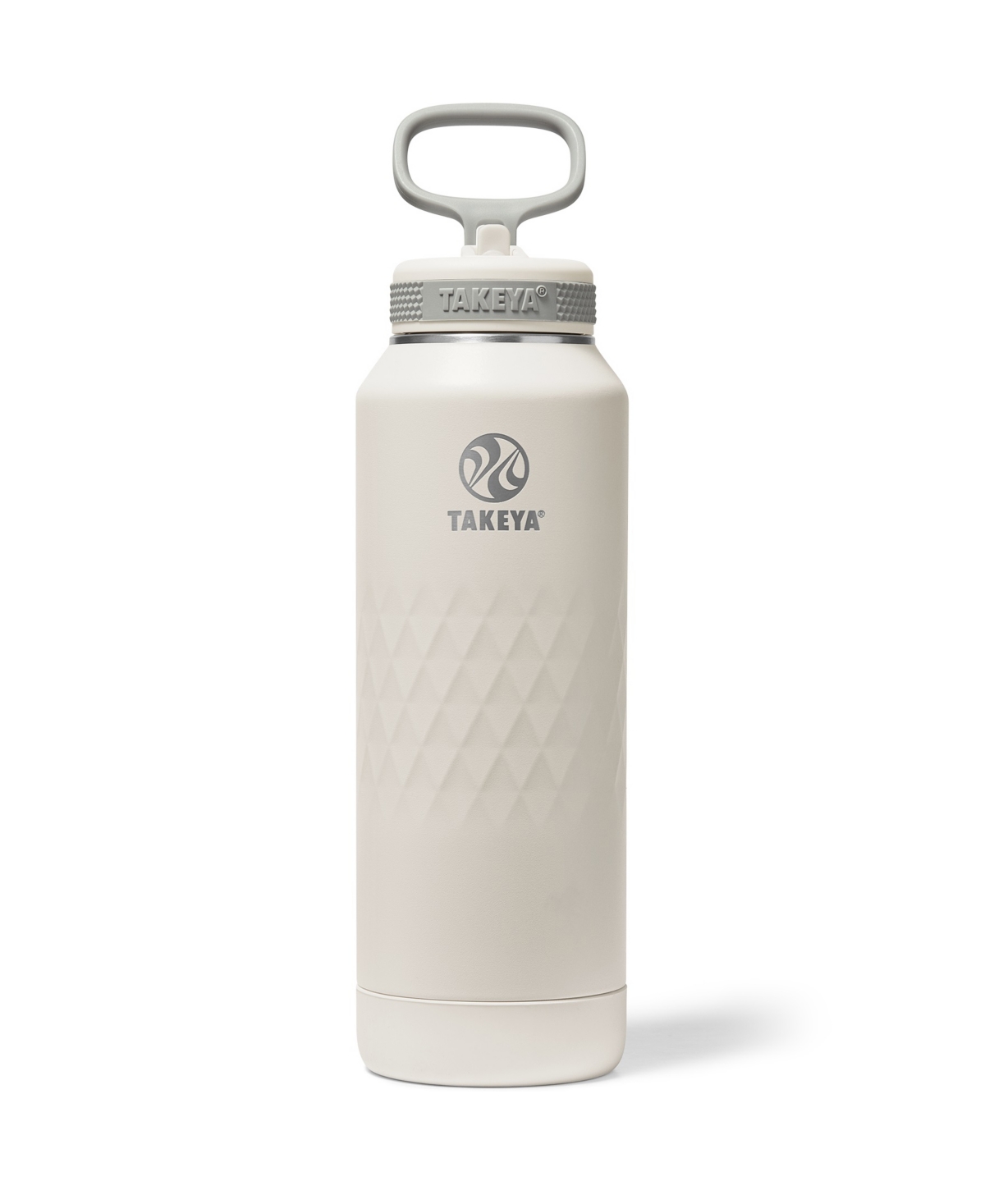 Takeya Sport 40 Oz. Triple-insulated Water Bottle With Straw Lid In Brown