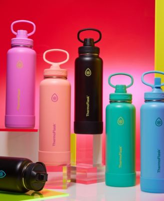 40 oz. Double Wall Vacuum Insulated Water Bottle with Straw Lid