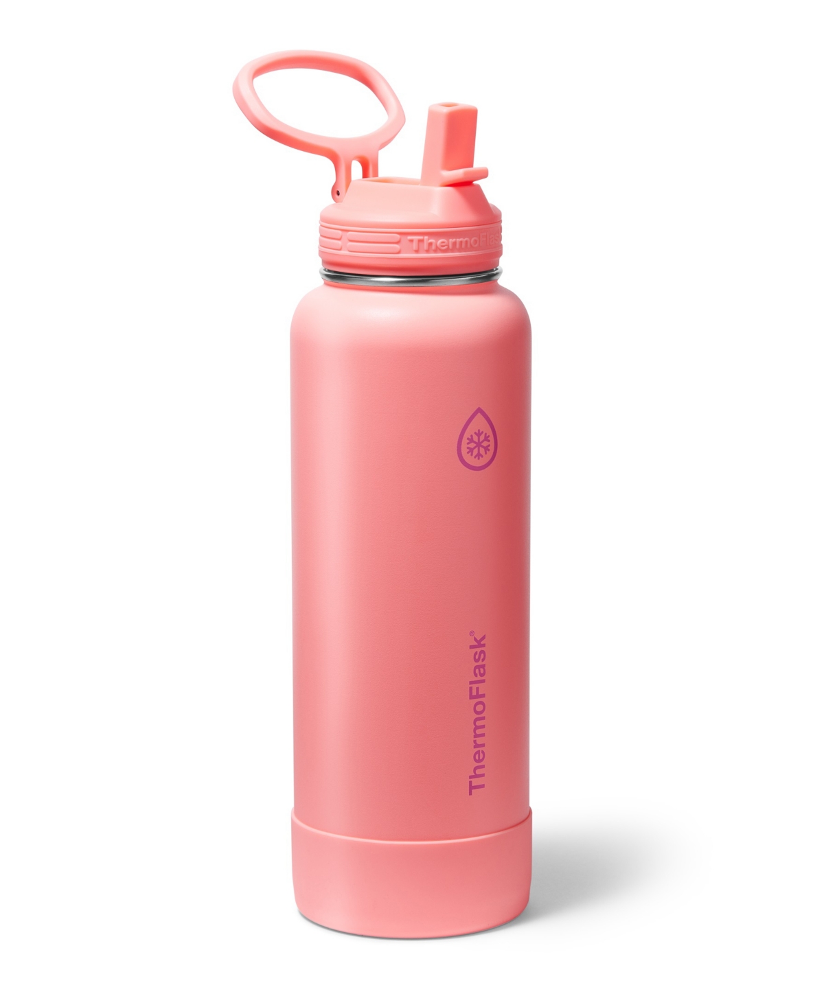Thermoflask 40 Oz. Double Wall Vacuum Insulated Water Bottle With Straw Lid