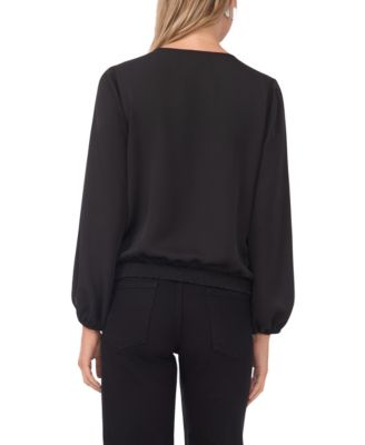 Women's Long-Sleeve Half Placket Top