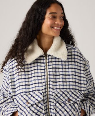 Premium Women's Shrunken 90s Trucker Long Sleeve Jacket