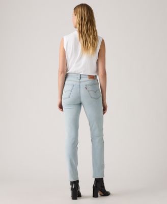 Women's 724 High Rise Rhinestone Button Fly Straight Leg Jeans