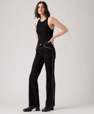 Premium Women's Wedgie Boot Piping High Rise Jeans