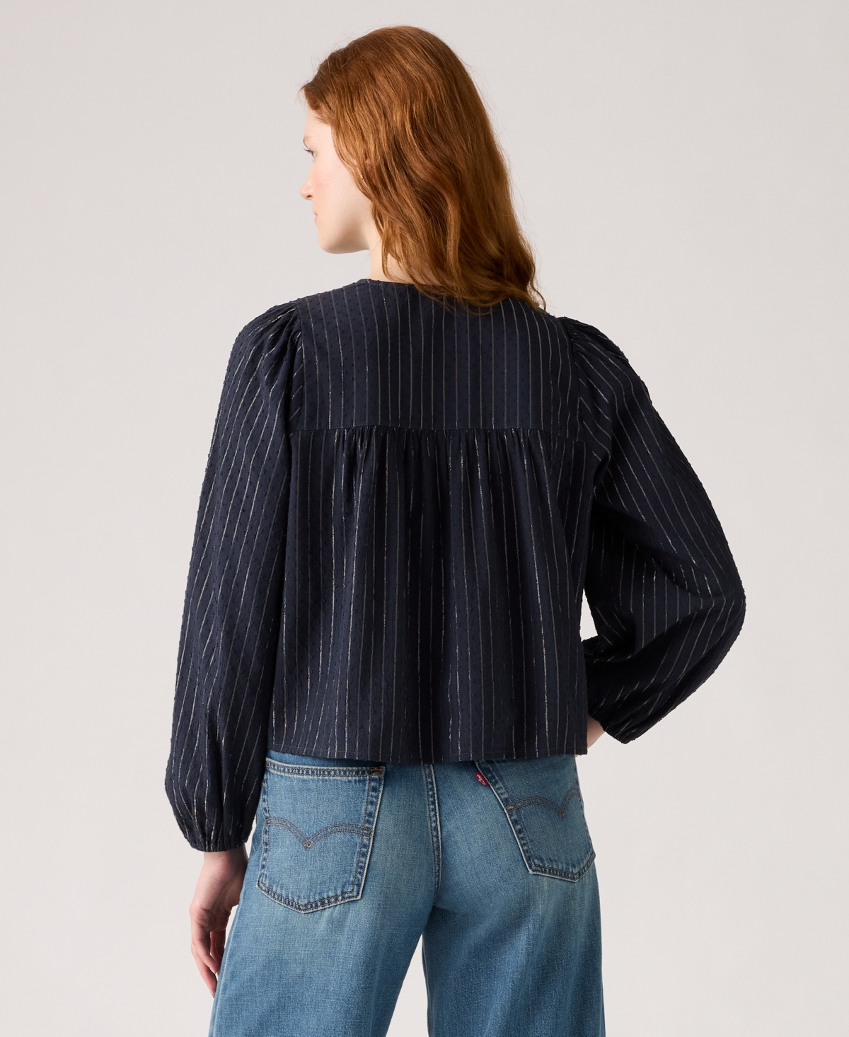 Levi's Women's Josephine Long Sleeve Top In Blue