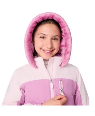 Girls Color Block Boarder Jacket