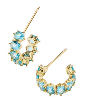 2-Piece Cubic Zirconia Cailin Pendant Necklace and Huggie Earrings Gift Set