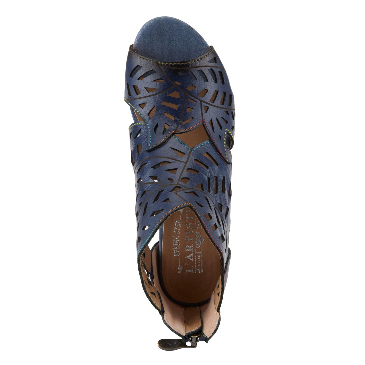 Женские сандалии L'Artiste Spring Step Icon Sandals with Cushioned Insole, цвет: Тёмно-синий — фото 3