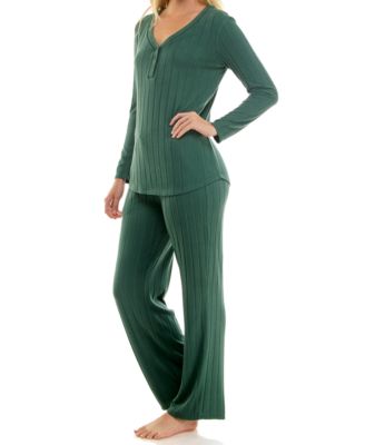 Women's Whisper Soft Wide Ribbed Pajamas