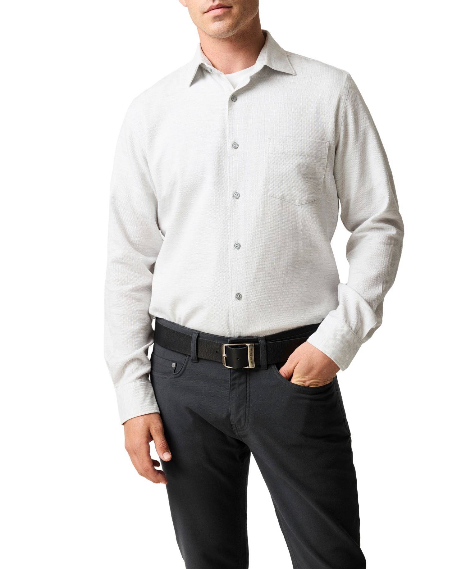 Men's Airtex Long Sleeve Slim Fit Shirt
