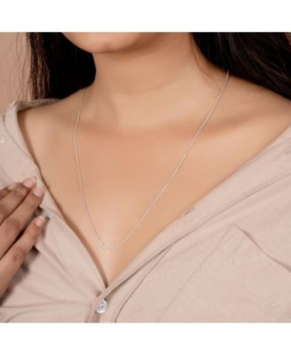 Fine Italian Rolo Link Cable Chain Necklace 14K Yellow Plated Silver 16-24 Inch