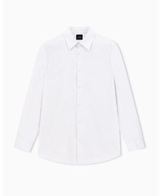 Men's Cotton Jacquard Wording Graphic Shirt