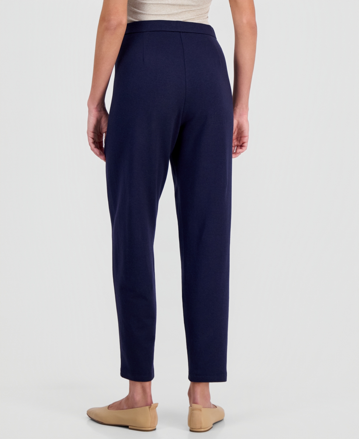 Eileen Fisher Women's Terry Slouch Pull-On Ankle Pants