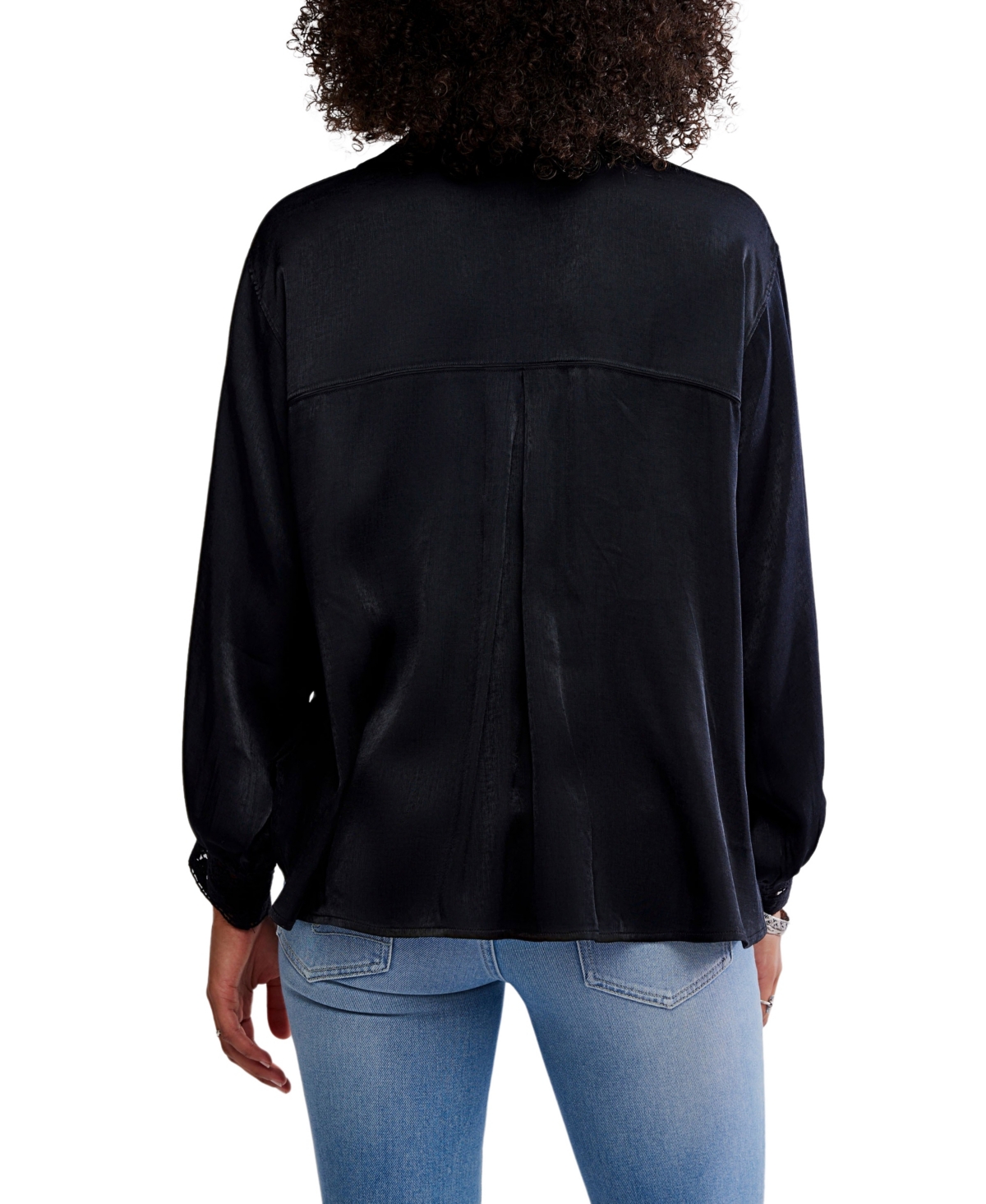 Free People Women's Midnight Muse Long Sleeve Sleepshirt