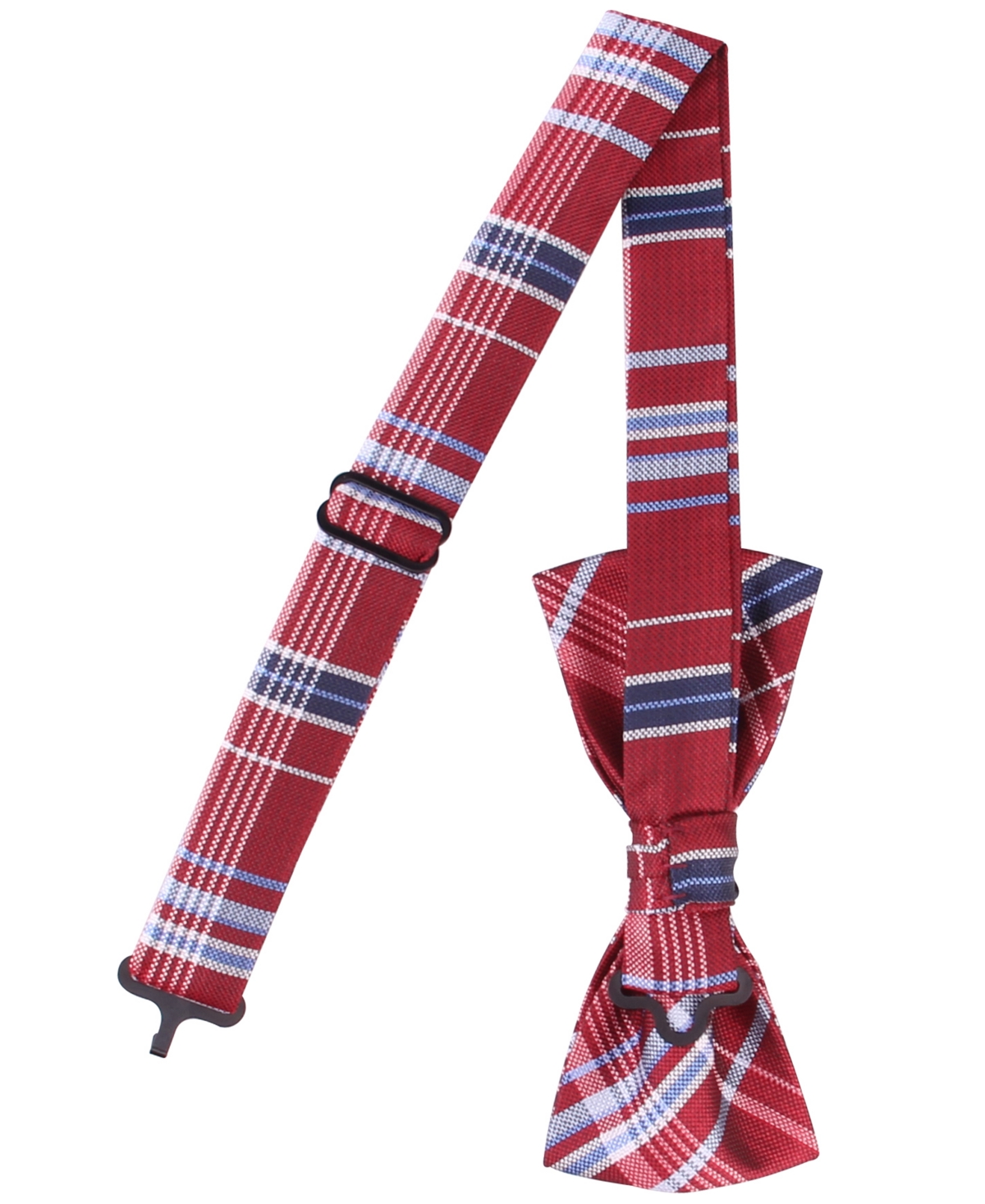 Tommy Hilfiger Boys Pre-Tied Plaid Design Tie