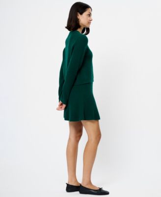 Women's Solid Mini Skirt