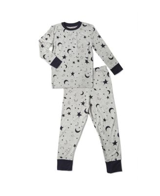 Emerson Fitted Long Sleeve Two-Piece Pajamas