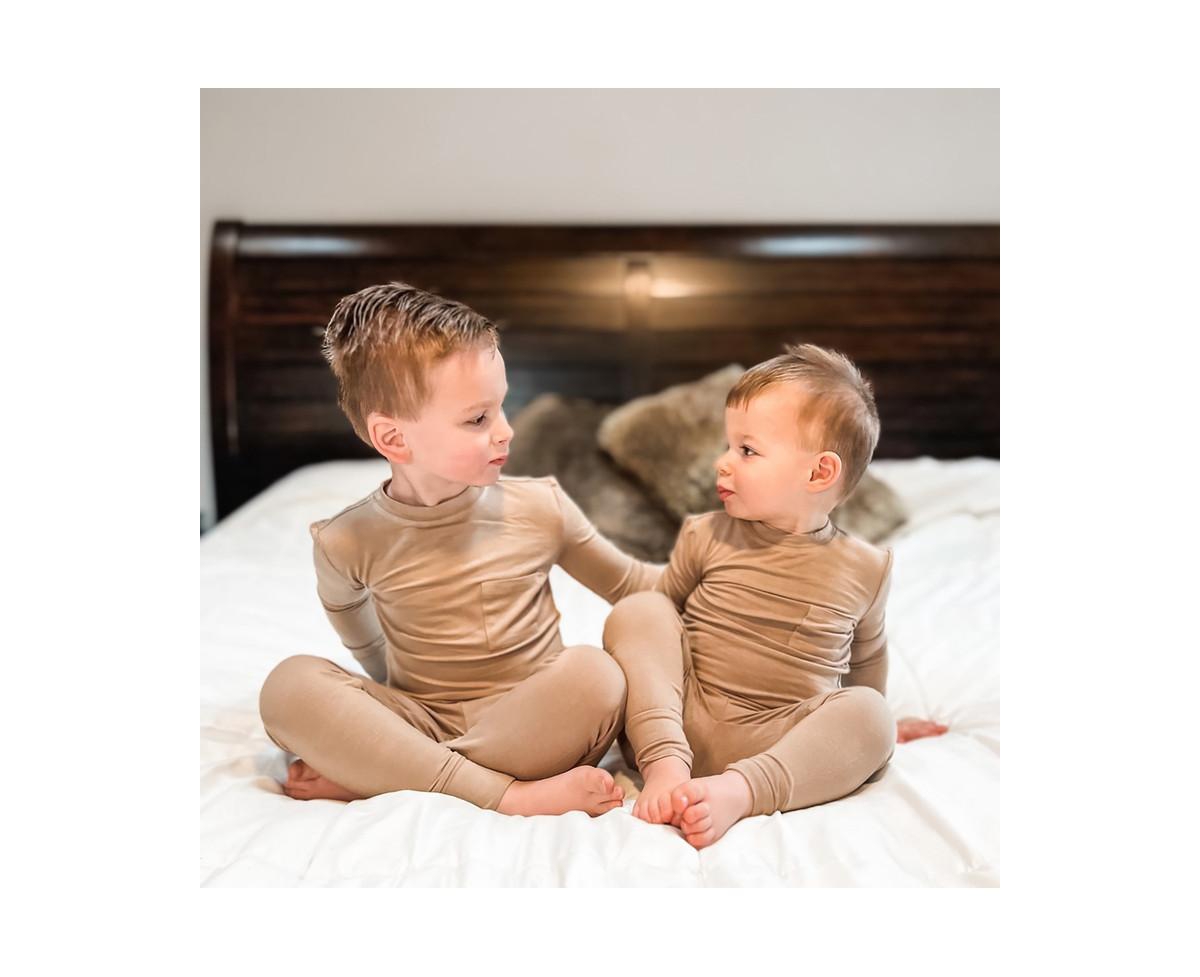 Everly Grey Baby Boys Emerson Fitted Long Sleeve Two-Piece Pajamas