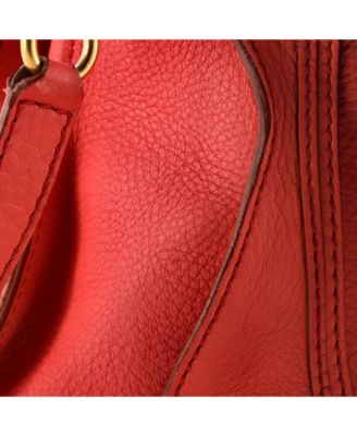 Medium Marcie Satchel Leather