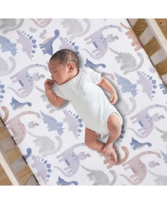 Dino-Might 100% Cotton Dinosaur Baby/Toddler Fitted Crib Sheet
