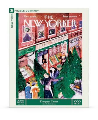 New York Puzzle Company Evergreen Corner 1000 Piece Puzzle - Macy's