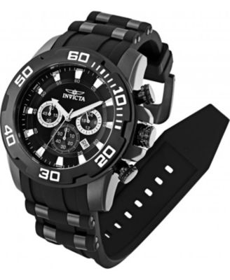 Men's 22338 Pro Diver  Quartz Chronograph Black Dial Watch