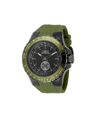 Men's 49311 Aviator  Quartz Multifunction Black Dial Watch