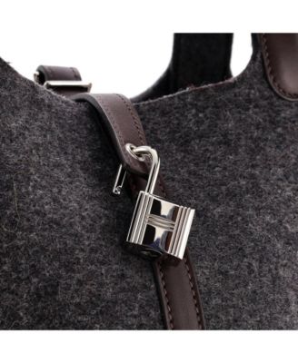 PM Picotin Lock Bag Felt with Leather