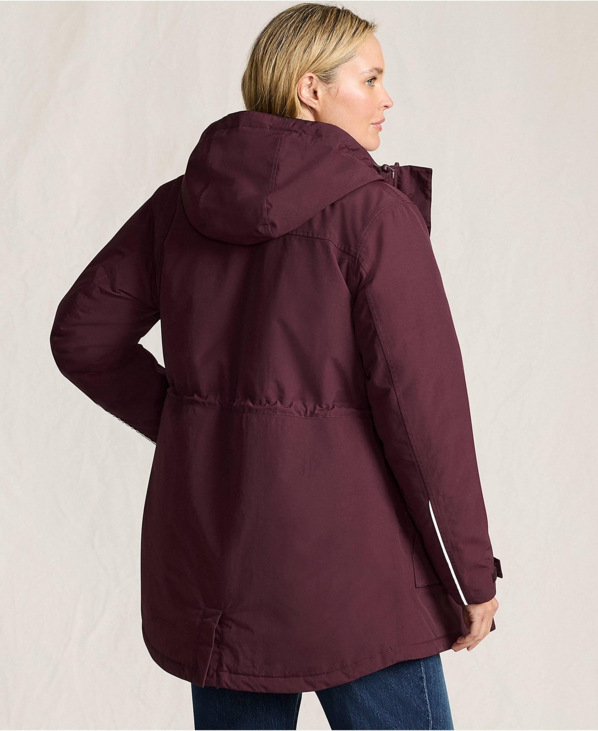 Lands' End Plus Size Squall Waterproof Insulated 3 in 1 Winter Parka