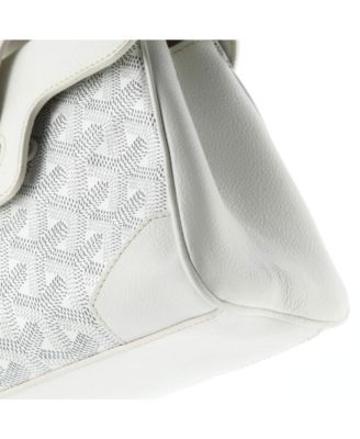 Mini Saigon Top Handle Bag Coated Canvas with Leather