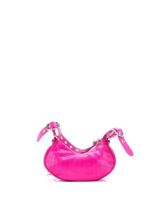 XS Le Cagole Giant Studs Shoulder Bag Embossed Leather