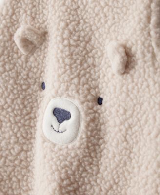 Baby Boys' Bear Long-Sleeve T-Shirt and Overall, 2-Piece Set