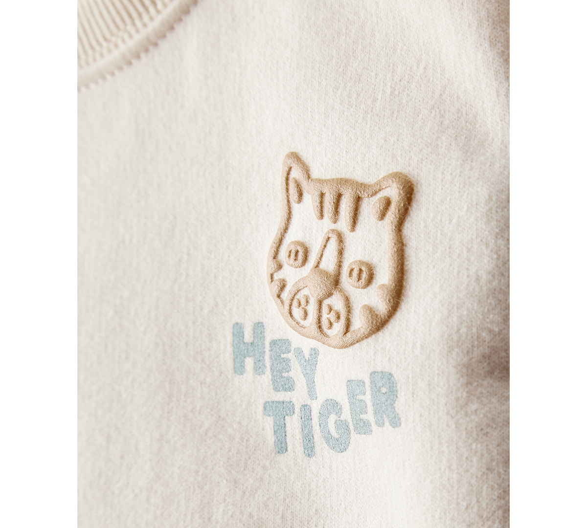 Carter's Baby Boys 2-Piece Hey Tiger Long-Sleeve Sweatshirt and Pants Set