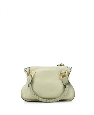 Small Marcie Satchel Leather