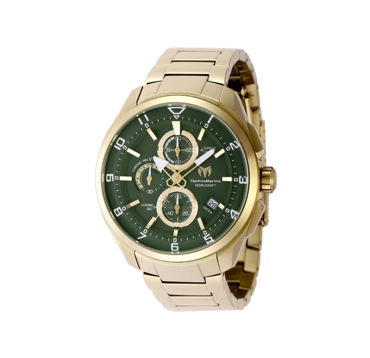 Technomarine Men's Tm-318131 Ocean Quartz Olive Green Dial Watch