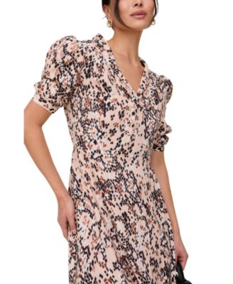 Women's Julia Button Down Print Maxi Dress