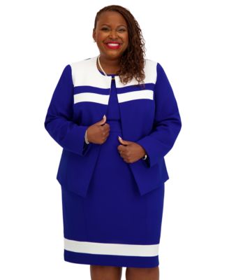 Seam Women's Crewneck Stripe Detail Sheath Dress