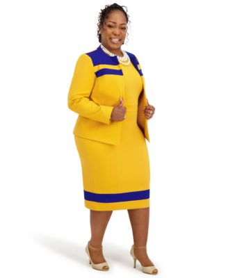 Seam Women's Crewneck Stripe Detail Sheath Dress